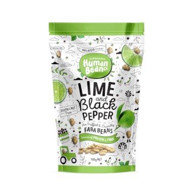 Human Bean Co Faba Beans Lime & Black Pepper 150g