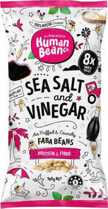 Human Bean Co Faba Beans Sea Salt & Vinegar 8 x 20g