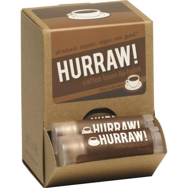 Hurraw! Lip Balm Coffee 4.3g x 24 Counter Unit