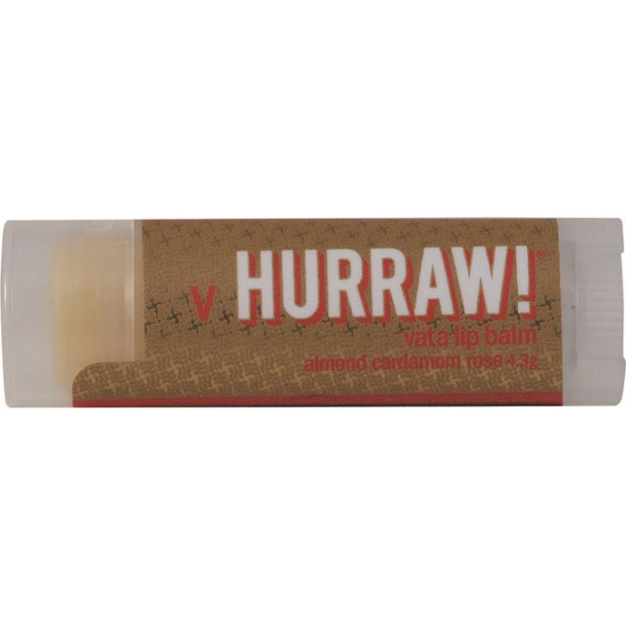 Hurraw! Lip Balm Vata (Almond Cardamon & Rose) 4.3g