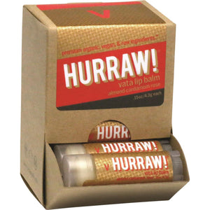 Hurraw! Lip Balm Vata (Almond Cardamon & Rose) 4.3g x 24 Counter Unit