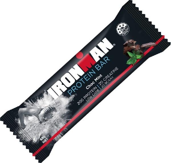 Ironman Protein Bar Choc Mint 65g