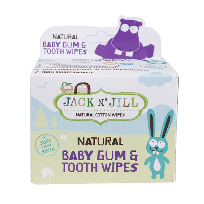 Jack N' Jill Baby Gum &Tooth Wipes x 25 Pack