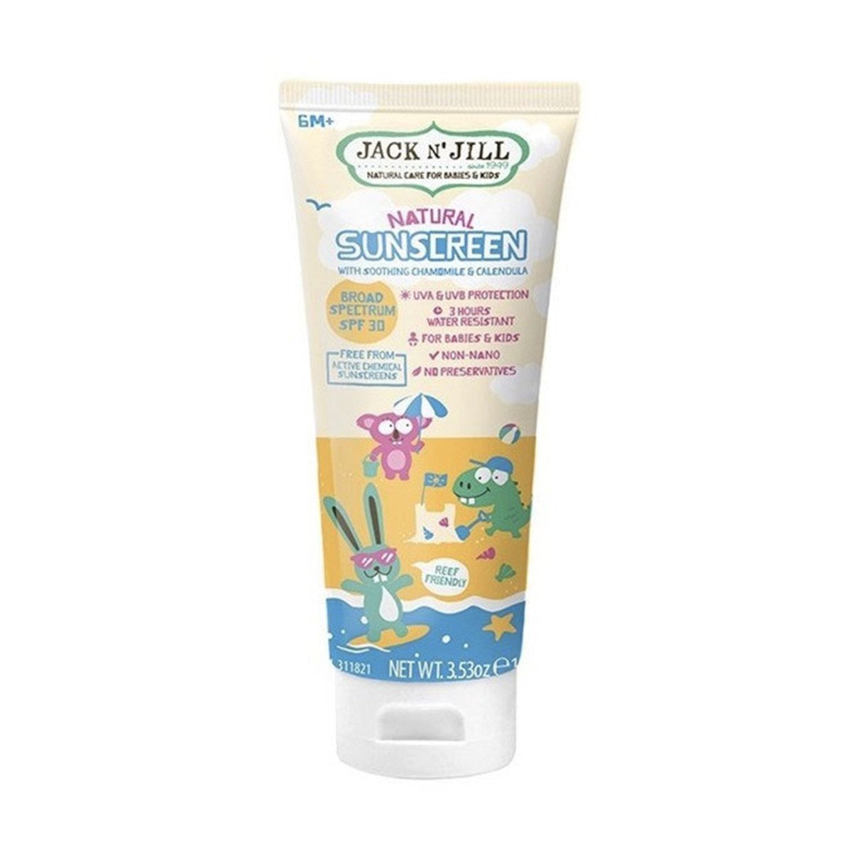 Jack N' Jill Natural Sunscreen Spf 30 100g
