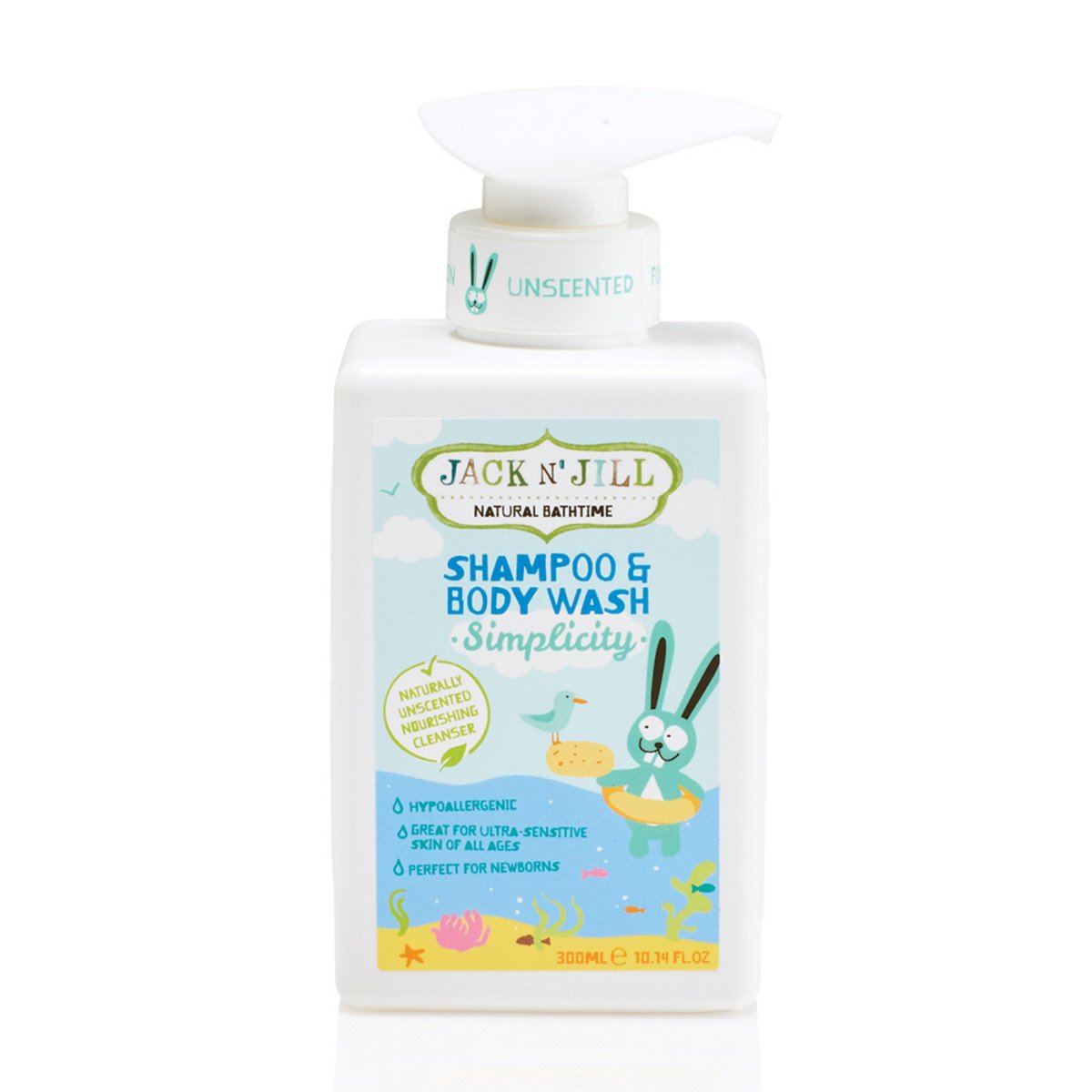 Jack N' Jill Shampoo And Body Wash Simplicity 300ml