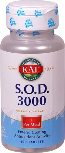 KAL S.O.D. 3000 - 400mg - 100 Tablets