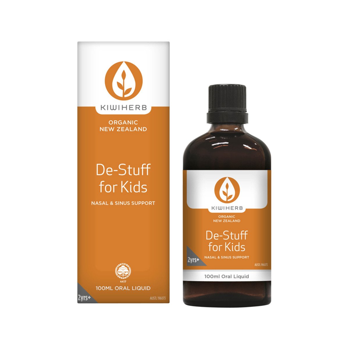 Kiwiherb De-Stuff For Kids Nasal & Sinus Support 100ml
