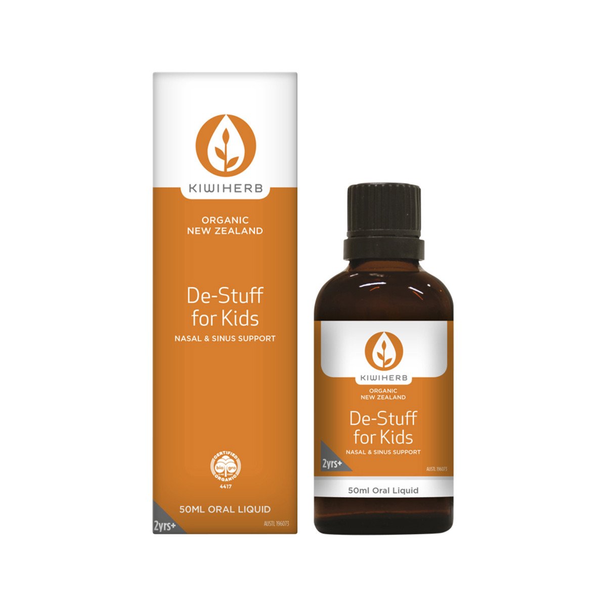 Kiwiherb De-Stuff For Kids Nasal & Sinus Support 50ml