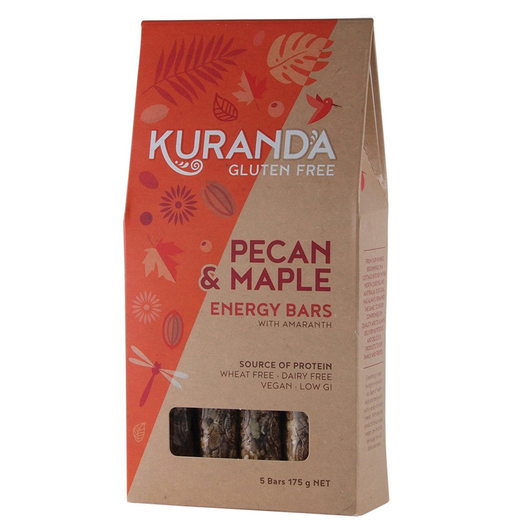 Kuranda Gluten Free Energy Bars Pecan & Maple 35g x 5 Pack