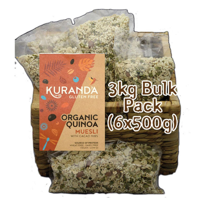 Kuranda Gluten Free Muesli Organic Quinoa 3Kg