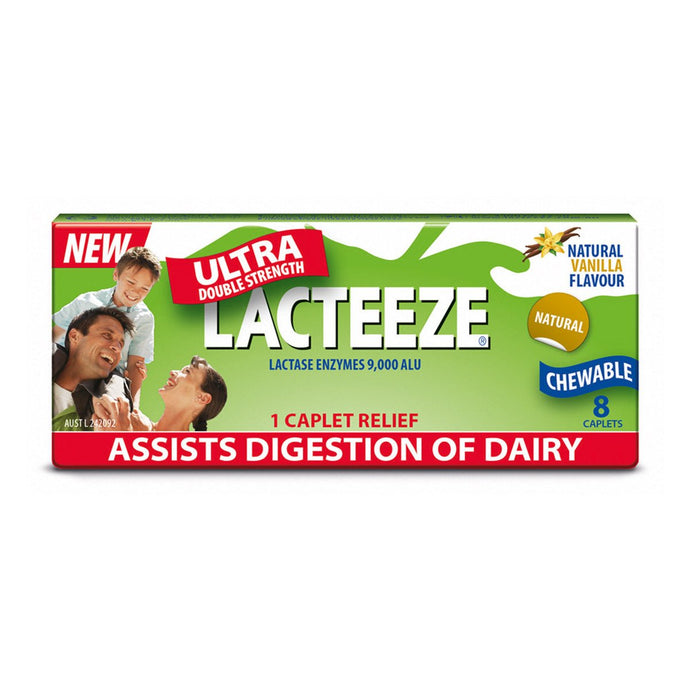 Lacteeze Ultra Double Strength Chewable 8C