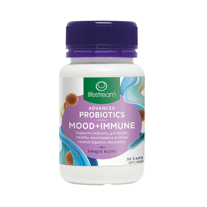 LifeStream Advanced Probiotics Mood+Immune 30 Capsules