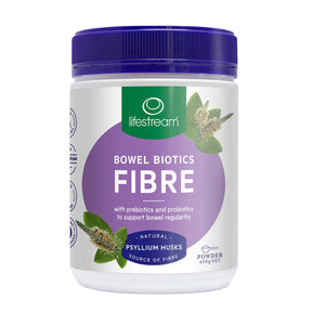 LifeStream Bowel Biotics Fibre With Prebiotics & Probiotics 400g