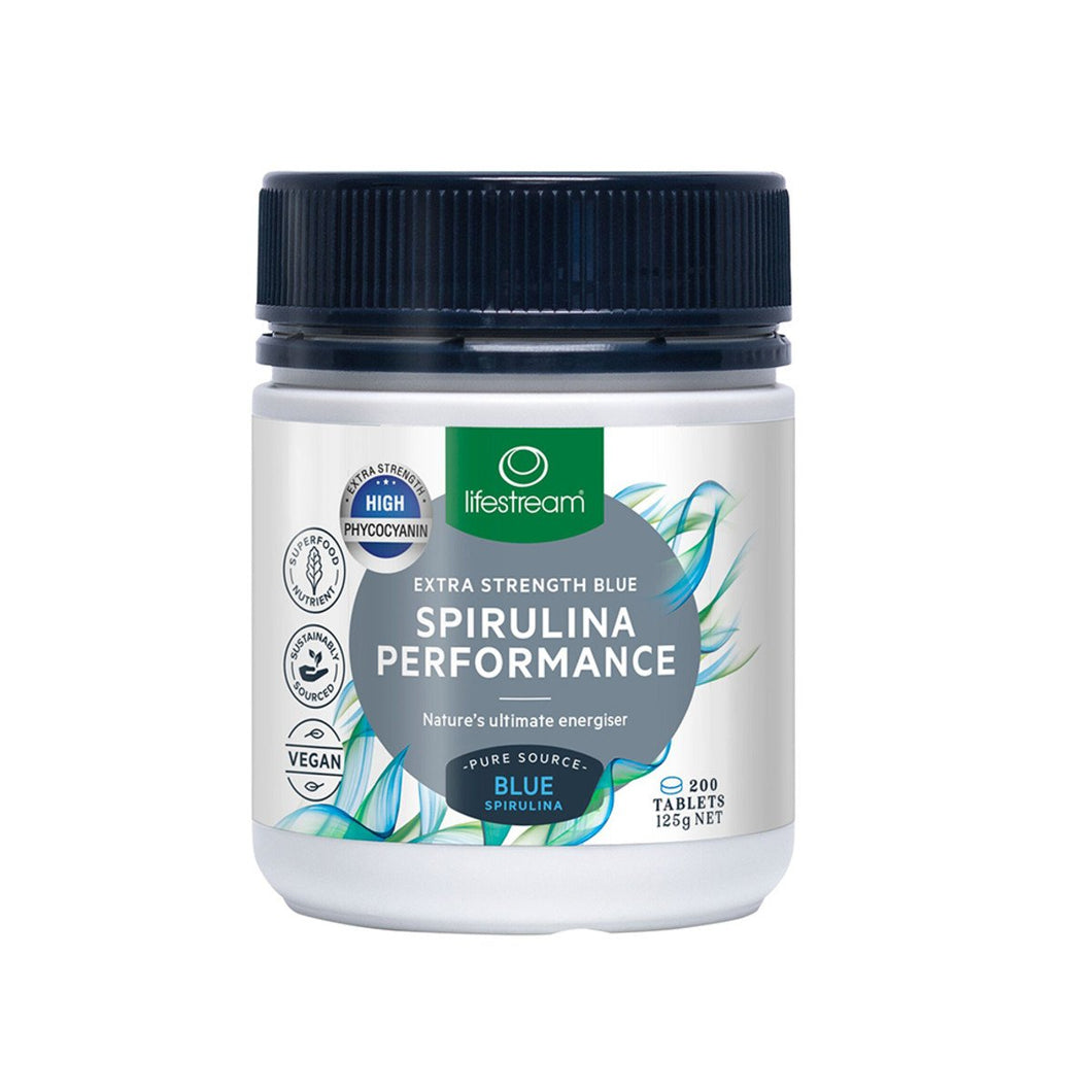 LifeStream Spirulina Performance (Extra Strength Blue) 624Mg 200 Tablets