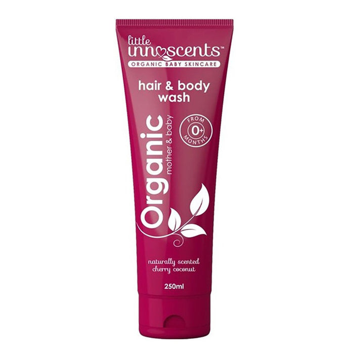 Little Innoscents Organic Hair & Body Wash Cherry Coconut 250ml