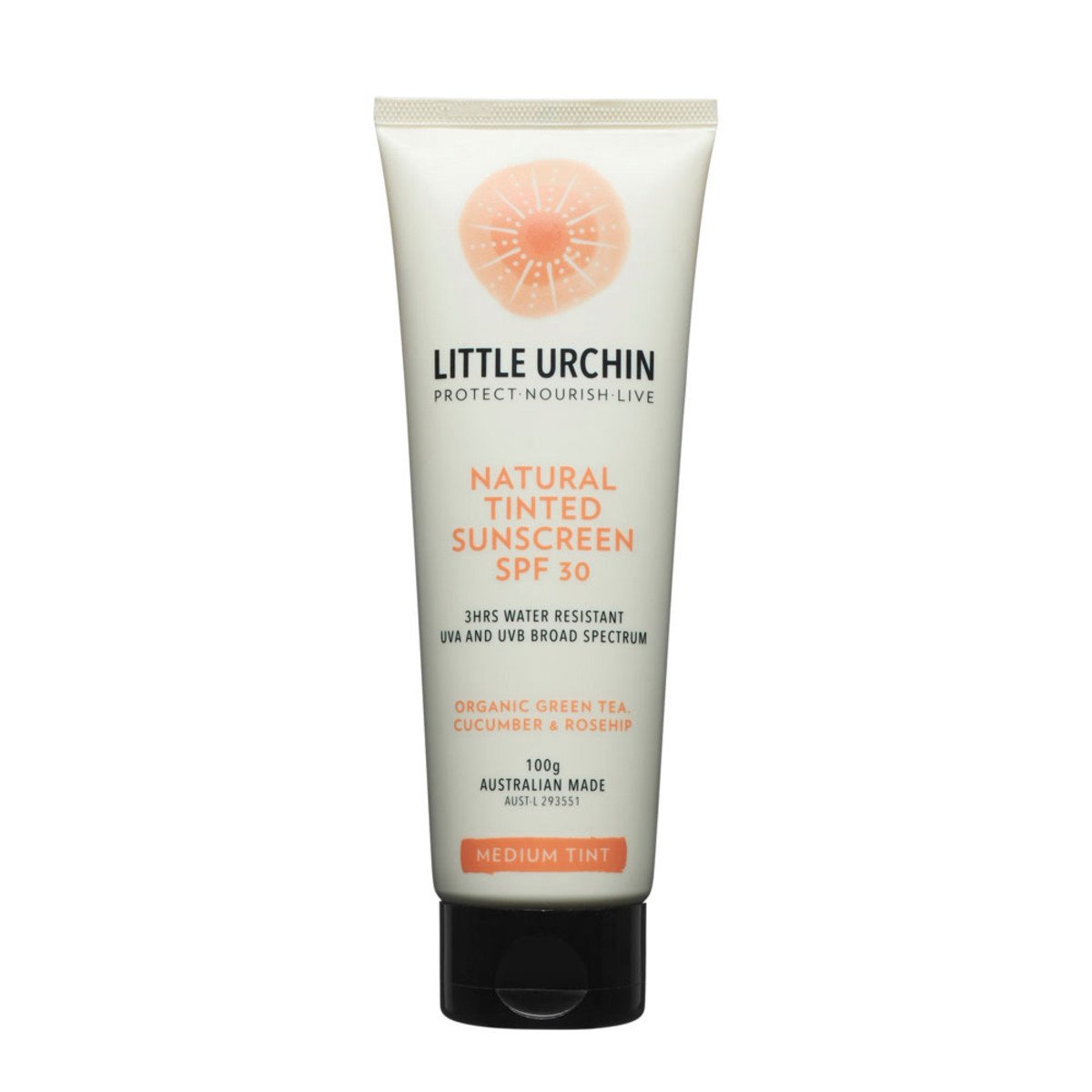 Little Urchin Natural Tinted Sunscreen Spf 30 100g