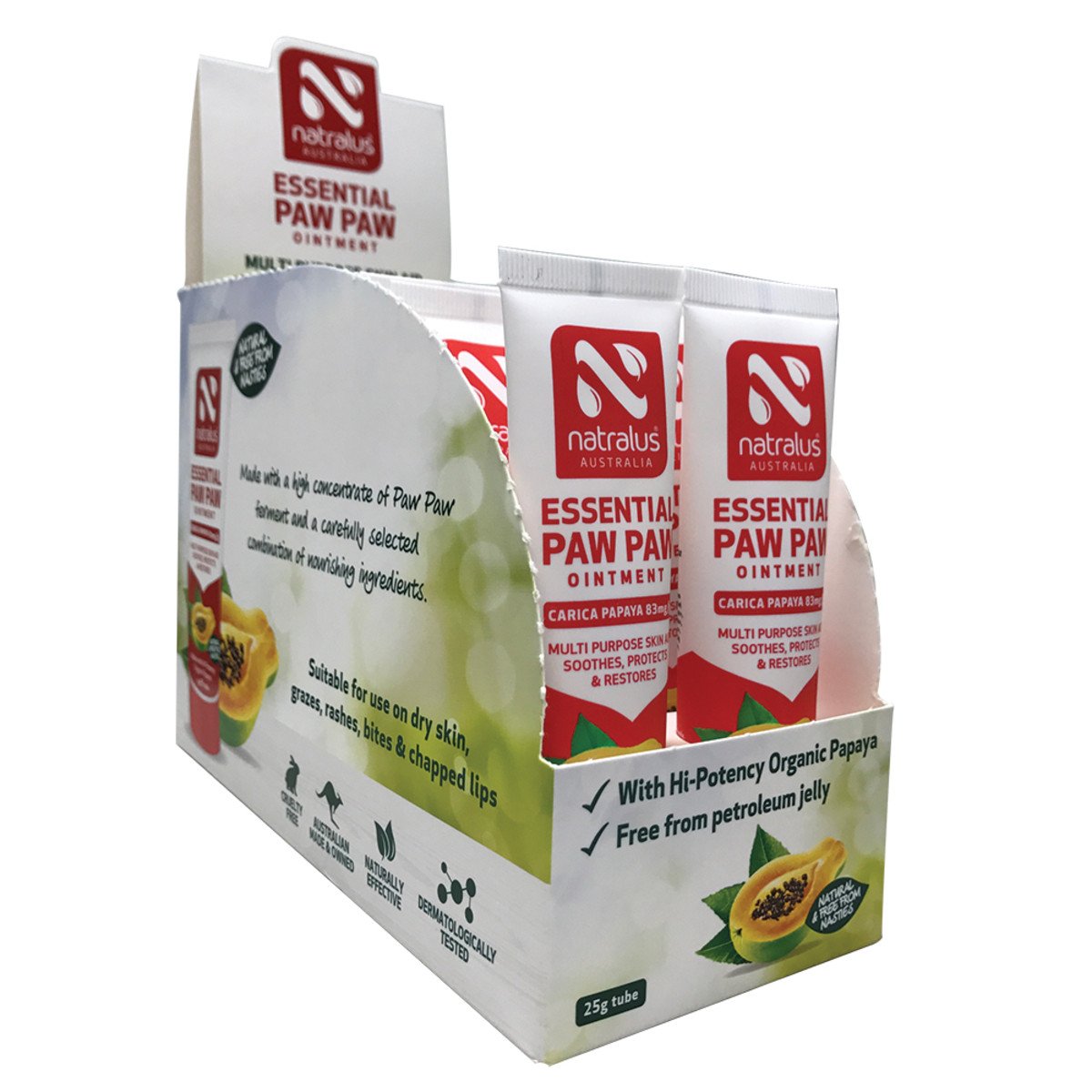 Natralus Essential Paw Paw Ointment 25g x 12 Pack