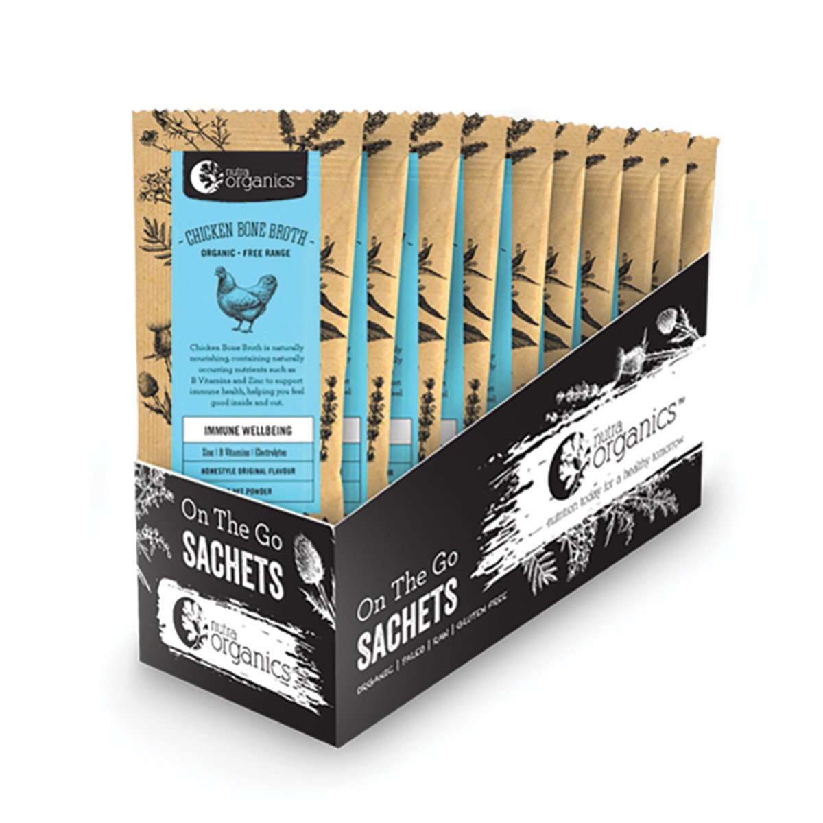 Nutra Organics Bone Broth Chicken Homestyle Original 125g