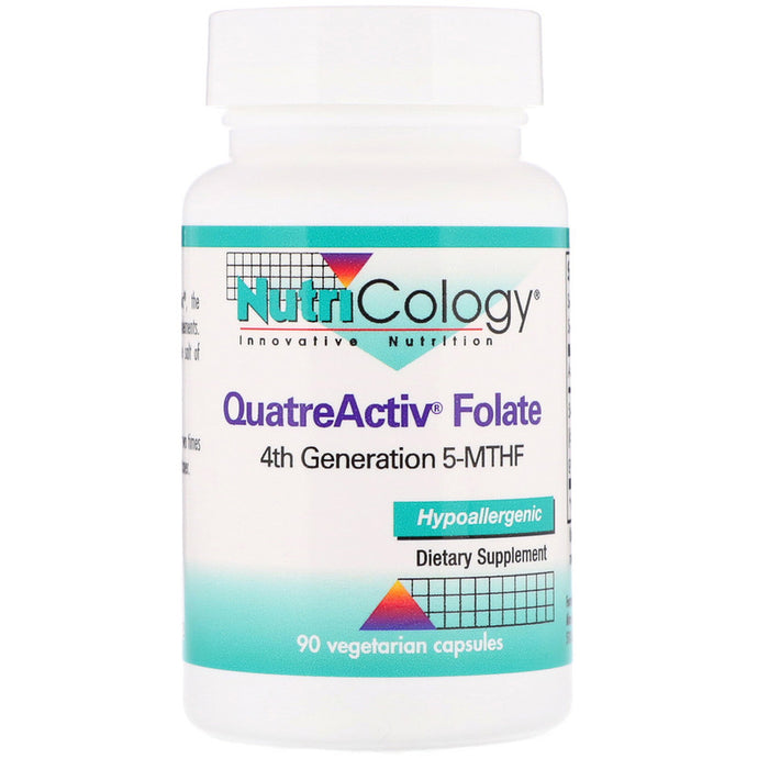 Nutricology QuatreActiv Folate 90 Vegetarian Capsules