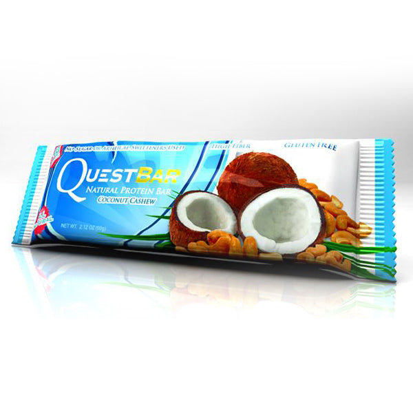 Quest Nutrition Protein Bar Coconut Cashew 12 Bars 60g Each