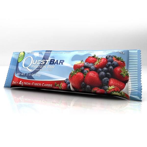 Quest Nutrition Protein Bar Mixed Berry Bliss 12 Bars 60g Each