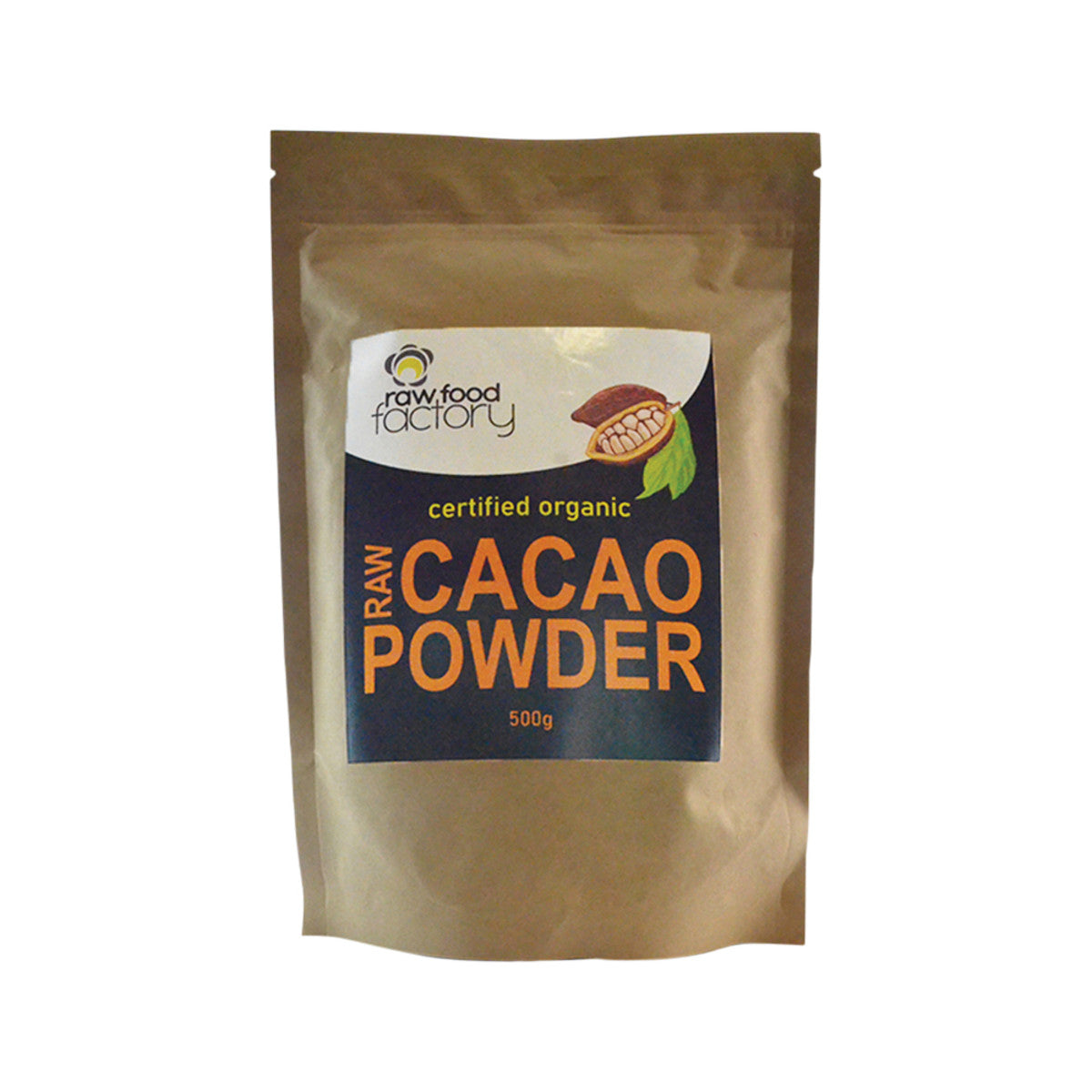 Buy Raw Food Factory Organic Raw Cacao Powder 500g Online ...
