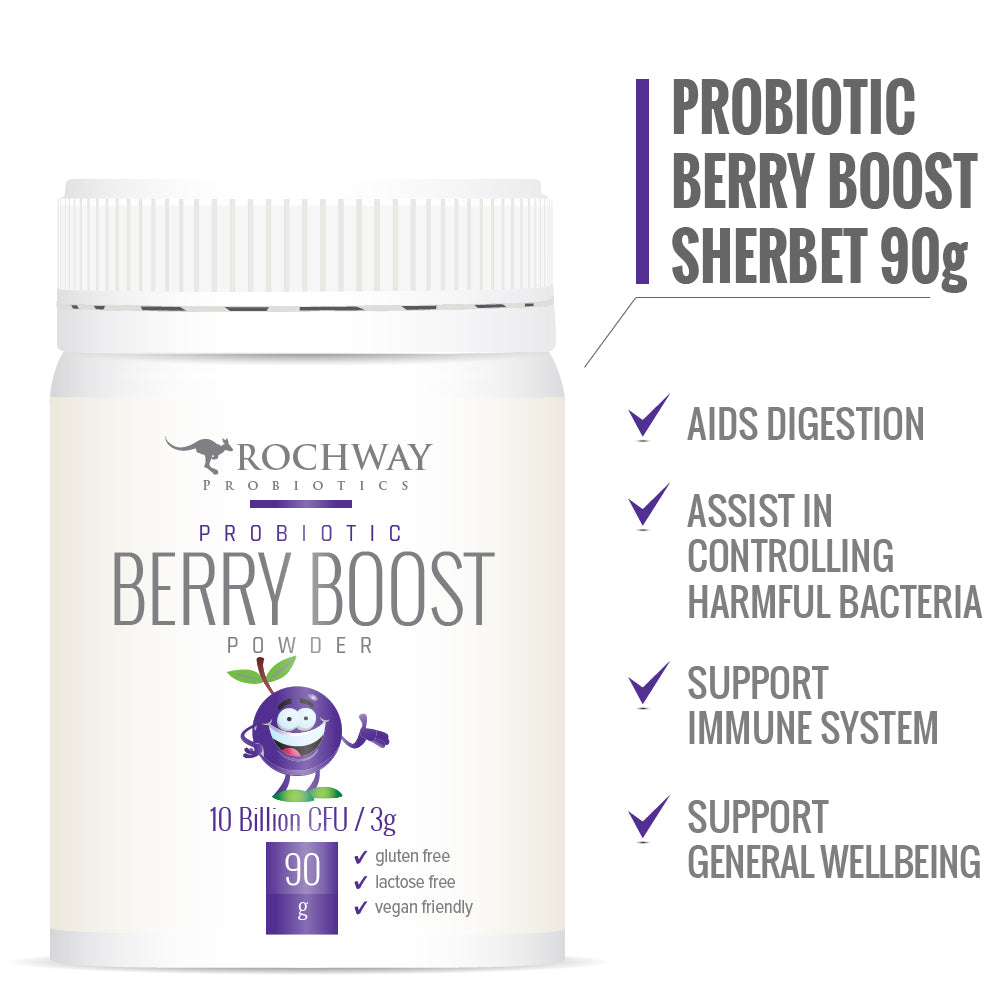 Rochway Berry Boost Powder 10 Billion cfu per 3g  90g