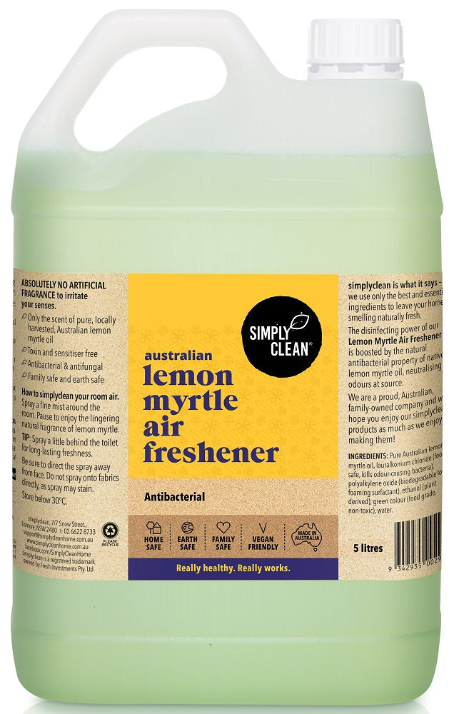 Simply Clean Lemon Myrtle Air Freshener 5L