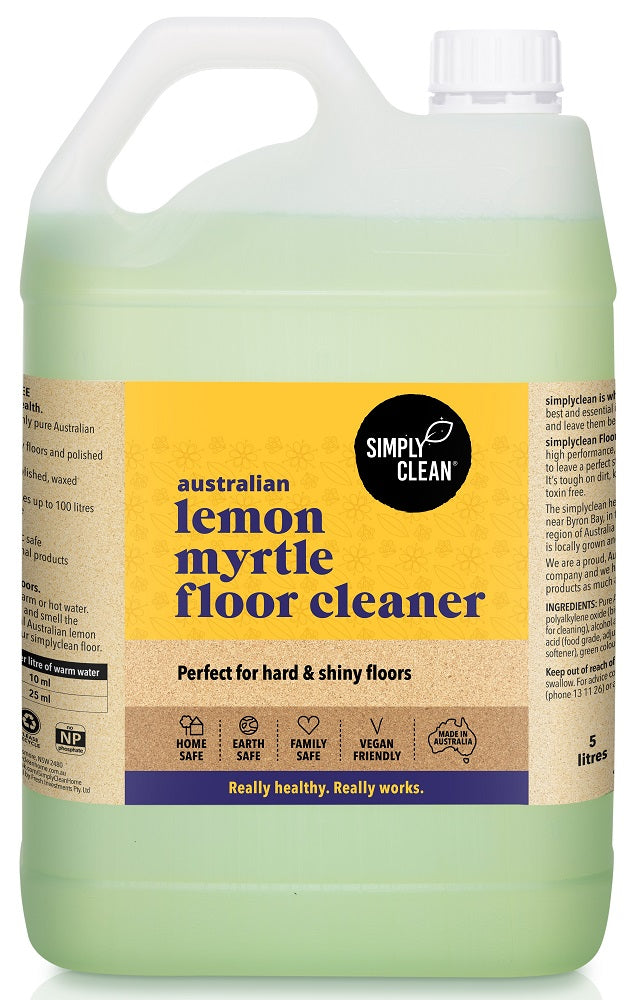 Simply Clean Lemon Myrtle Floor Cleaner 5L