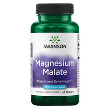 Load image into Gallery viewer, Swanson Magnesium Malate 1000mg 60 Tablets