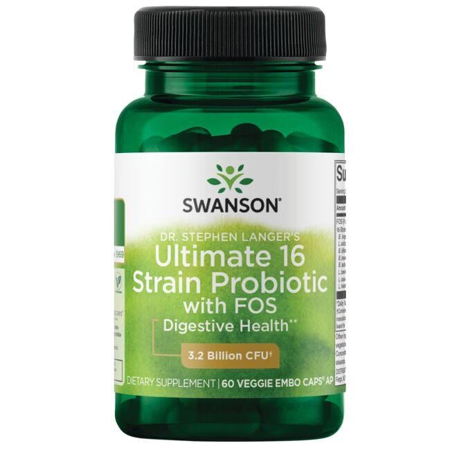 Swanson Dr. Stephen Langer's Ultimate 16 Strain Probiotic with FOS