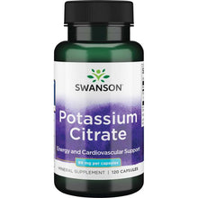 Load image into Gallery viewer, Swanson Potassium Citrate 99mg 120 Caps