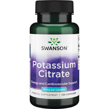 Load image into Gallery viewer, Swanson Ultra Potassium Citrate 99mg 120 Caps
