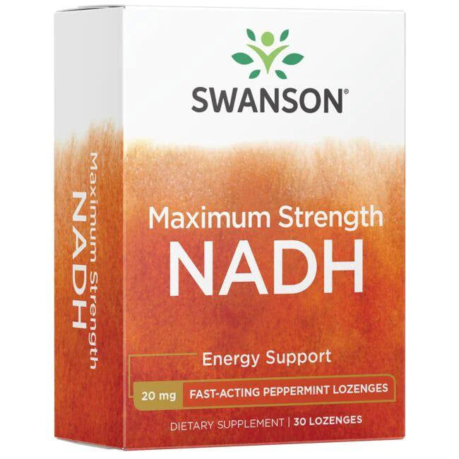 Swanson Ultra Maximum Strength NADH Fast Acting Peppermint