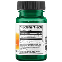 Load image into Gallery viewer, Swanson Ultra Vitamin K2 Natural - 50mcg 30 Softgels