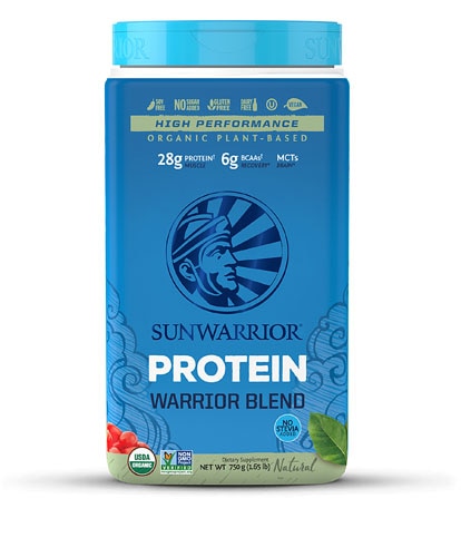 Sunwarrior Warrior Blend Organic Plant-Based Protein Natural 1.65 lbs