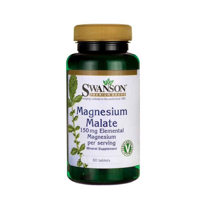Swanson Premium Magnesium Malate (150 mg Elemental) 60 Caps