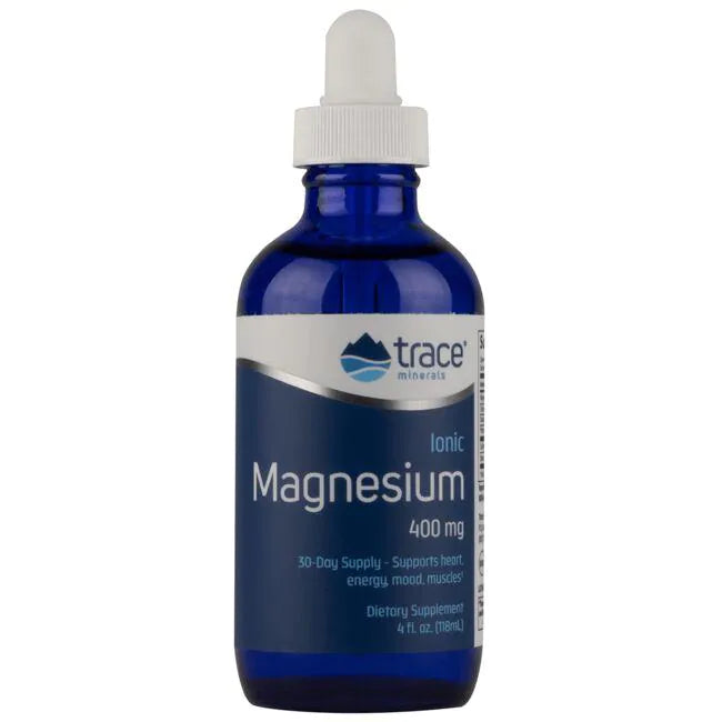 Trace Minerals- Ionic Magnesium, 400mg (2fl.oz, 59ml)