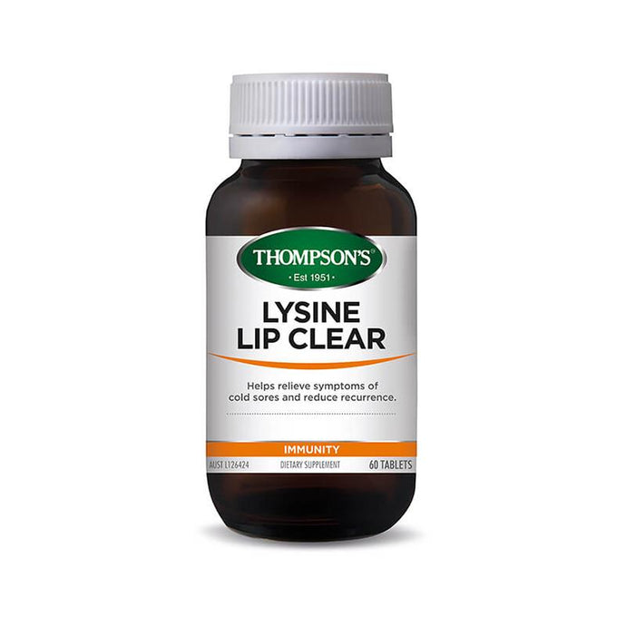 Thompson's Lysine Lip Clear 60 Tablets