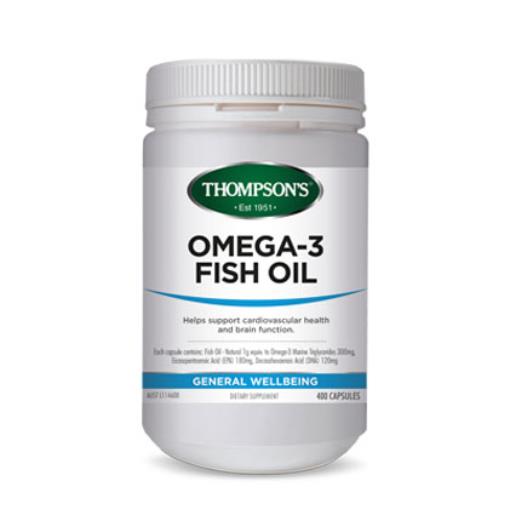 Thompson's Omega-3 Fish Oil 400 Capsules