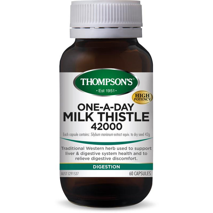 Thompson's One-A-Day Milk Thistle 42000 60 Capsules