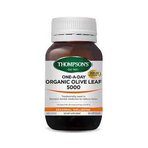 Thompson's One-A-Day Organic Olive Leaf 5000 60 Capsules