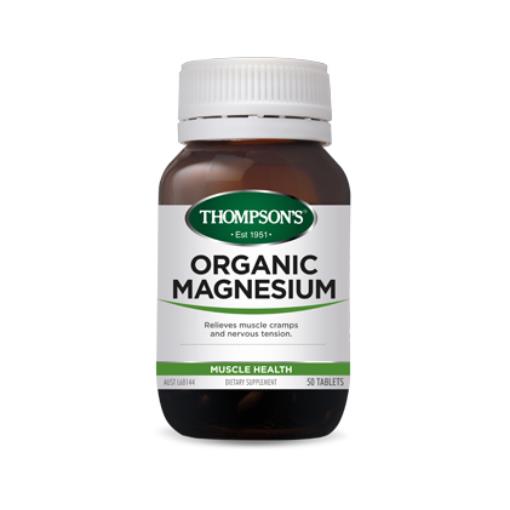 Thompson's Organic Magnesium 50 Tablets