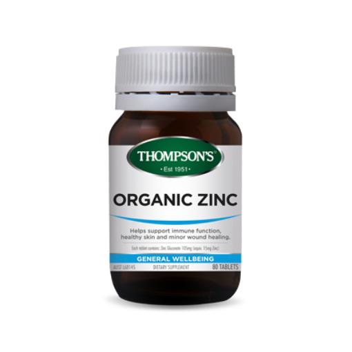 Thompson's Organic Zinc 80 Tablets