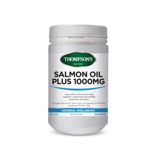 Thompson's Salmon Oil 1000mg 500 Capsules