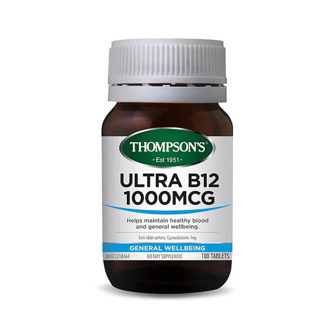 Thompson's Ultra B12 1000mcg 100 Tablets