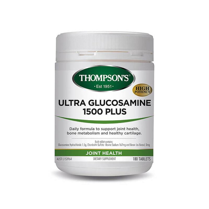 Thompson's Ultra Glucosamine 1500 Plus 180 Tablets