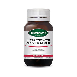 Thompson's Ultra Strength Resveratrol 60 Tablets