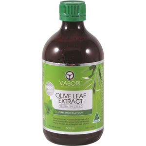 Vabori Olive Leaf Extract (Fresh Picked) Peppermint 500ml