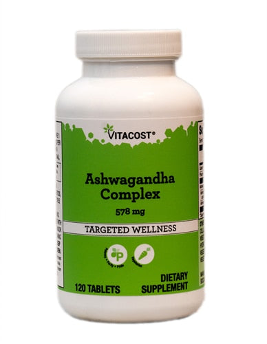 Vitacost Ashwagandha Complex 578 mg 120 Tablets